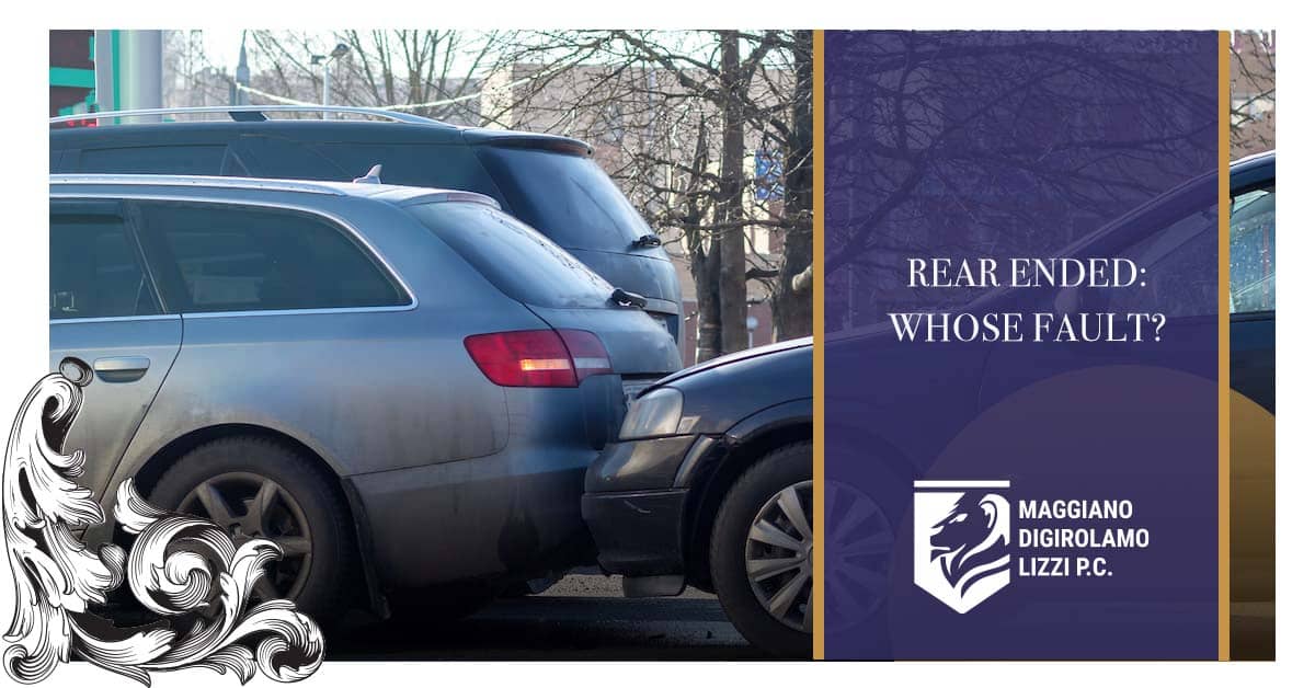 Who Is At Fault If You Are Rear Ended?