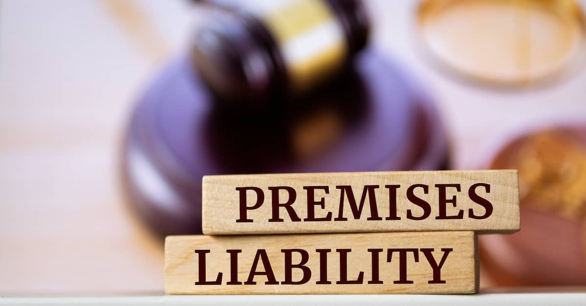 Premises liability on wooden blocks and gavel. | Maggiano, DiGirolamo & Lizzi